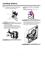 Preview for 8 page of Amana Front Loading Washers Installation And Operating Instructions Manual