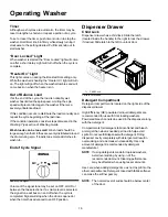 Preview for 16 page of Amana Front Loading Washers Installation And Operating Instructions Manual