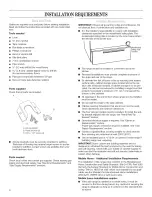 Preview for 4 page of Amana Gas Range Installation Instructions Manual