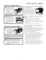 Preview for 3 page of Amana IC 10-S Installation And Operating Instructions Manual