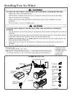 Preview for 4 page of Amana IC 10-S Installation And Operating Instructions Manual