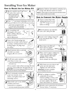 Preview for 6 page of Amana IC10-S and Installation And Operating Instructions Manual