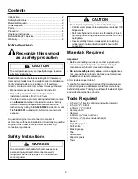 Preview for 2 page of Amana IC57 Installation And Operating Instructions Manual