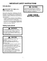 Preview for 2 page of Amana IC6 Operating And Installation Instructions