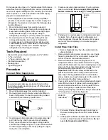 Preview for 2 page of Amana IC8 Installation And Operating Instructions