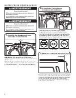 Preview for 6 page of Amana LAUNDRY WORKSURFACE Use And Care Manual