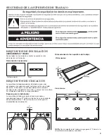 Preview for 9 page of Amana LAUNDRY WORKSURFACE Use And Care Manual