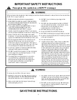 Preview for 3 page of Amana LD10D2 Owner'S Manual