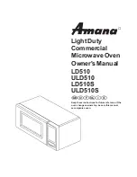 Предварительный просмотр 1 страницы Amana LD510 Owner'S Manual