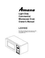 Предварительный просмотр 1 страницы Amana LD510D Owner'S Manual