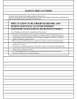 Предварительный просмотр 2 страницы Amana LD510P Service Manual