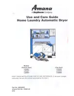 Amana LE4427 Use And Care Manual preview