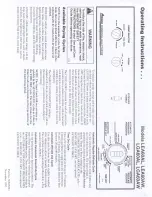 Preview for 1 page of Amana LEA60AL Operating Instructions