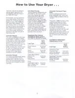 Preview for 2 page of Amana LGM 449 Use And Care Manual