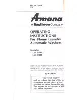 Amana LW 3302 Operating Instructions Manual preview