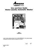 Preview for 1 page of Amana LW8263L2 Use And Care Manual