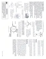 Предварительный просмотр 2 страницы Amana LWA10AW Operating Instructions