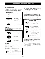 Предварительный просмотр 11 страницы Amana M1020E Owner'S Manual & Cooking Manual