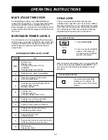 Предварительный просмотр 12 страницы Amana M1020E Owner'S Manual & Cooking Manual