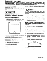 Preview for 11 page of Amana MC2000MPP Service Manual