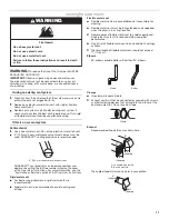 Предварительный просмотр 11 страницы Amana MEDC400VW Installation Instructions Manual