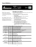 Preview for 10 page of Amana Menumaster RC5KFT2 Owner'S Manual