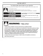 Preview for 2 page of Amana MGDE200XW Instructions Manual