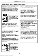 Preview for 3 page of Amana MMV1175JZ Installation Instructions Manual