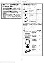 Preview for 6 page of Amana MMV1175JZ Installation Instructions Manual