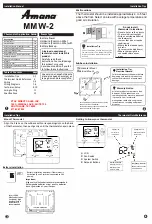 Amana MMW-2 Installation Manual preview