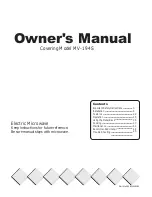 Amana MV-194S Owner'S Manual предпросмотр