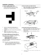 Preview for 4 page of Amana MVH120E Installation Instructions Manual