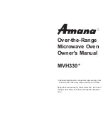 Предварительный просмотр 1 страницы Amana MVH130 Owner'S Manual