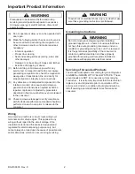 Preview for 2 page of Amana MVH140E Service Manual