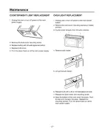 Preview for 27 page of Amana MVH150E Installation Instructions Manual