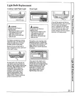 Предварительный просмотр 23 страницы Amana MVH210E Use And Care Manual