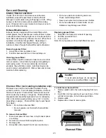 Предварительный просмотр 20 страницы Amana MVH220E Use And Care Manual