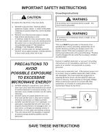 Предварительный просмотр 5 страницы Amana MVH230 Series Owner'S Manual