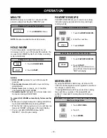 Preview for 12 page of Amana MVH240E Owner'S Manual & Installation Instructions