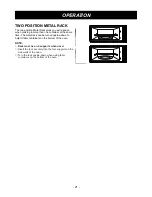 Preview for 21 page of Amana MVH240E Owner'S Manual & Installation Instructions