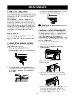 Preview for 27 page of Amana MVH240E Owner'S Manual & Installation Instructions