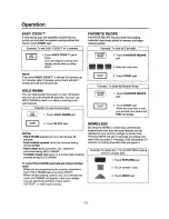 Preview for 12 page of Amana MVH250E Owner'S Manual