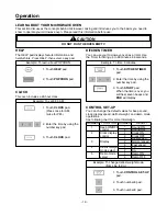 Предварительный просмотр 10 страницы Amana MVH350E Owner'S Manual & Installation Instructions