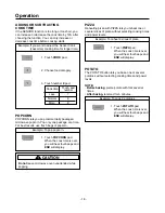 Предварительный просмотр 16 страницы Amana MVH350E Owner'S Manual & Installation Instructions