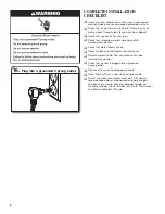 Preview for 8 page of Amana MVWC350AW Installation Instructions Manual