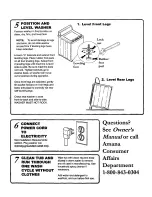 Preview for 3 page of Amana NAV2330AWW Installation Instructions Manual