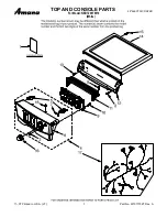 Preview for 1 page of Amana NED7200TW10 Parts List