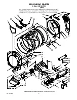 Предварительный просмотр 5 страницы Amana NED7200TW10 Parts List