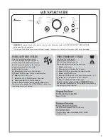 Предварительный просмотр 5 страницы Amana NED7300W Use And Care Manual