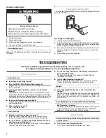 Предварительный просмотр 8 страницы Amana NED7300W Use And Care Manual